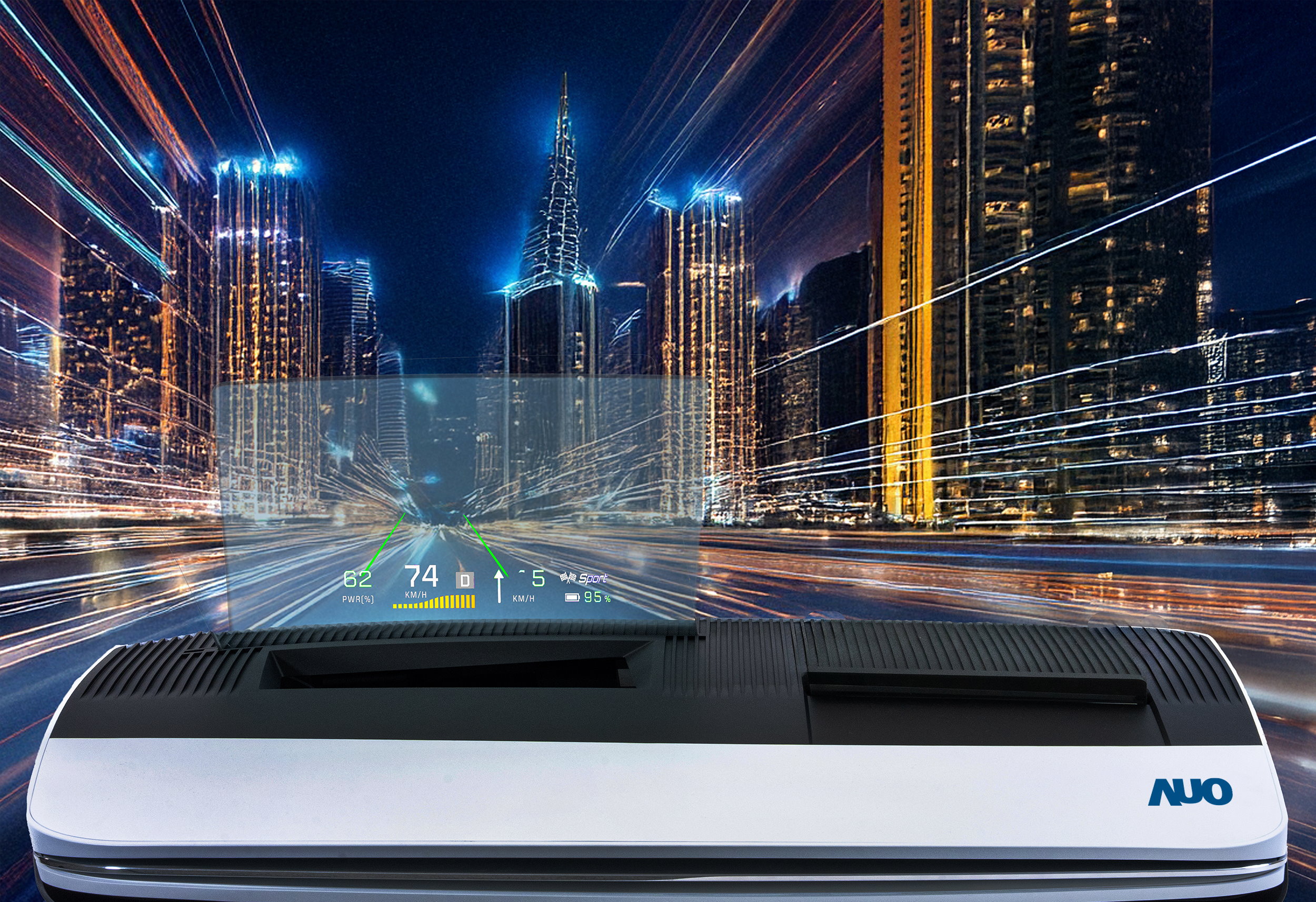 ks凯时·(中国区)官方网站推出13吋Micro LED抬头显示器，提供高入眼亮度、高色彩饱和度的显示质量，在阳光下或黑暗中都清晰可见，并利用Micro LED模块体积小的优势，解决车用空间有限的痛点