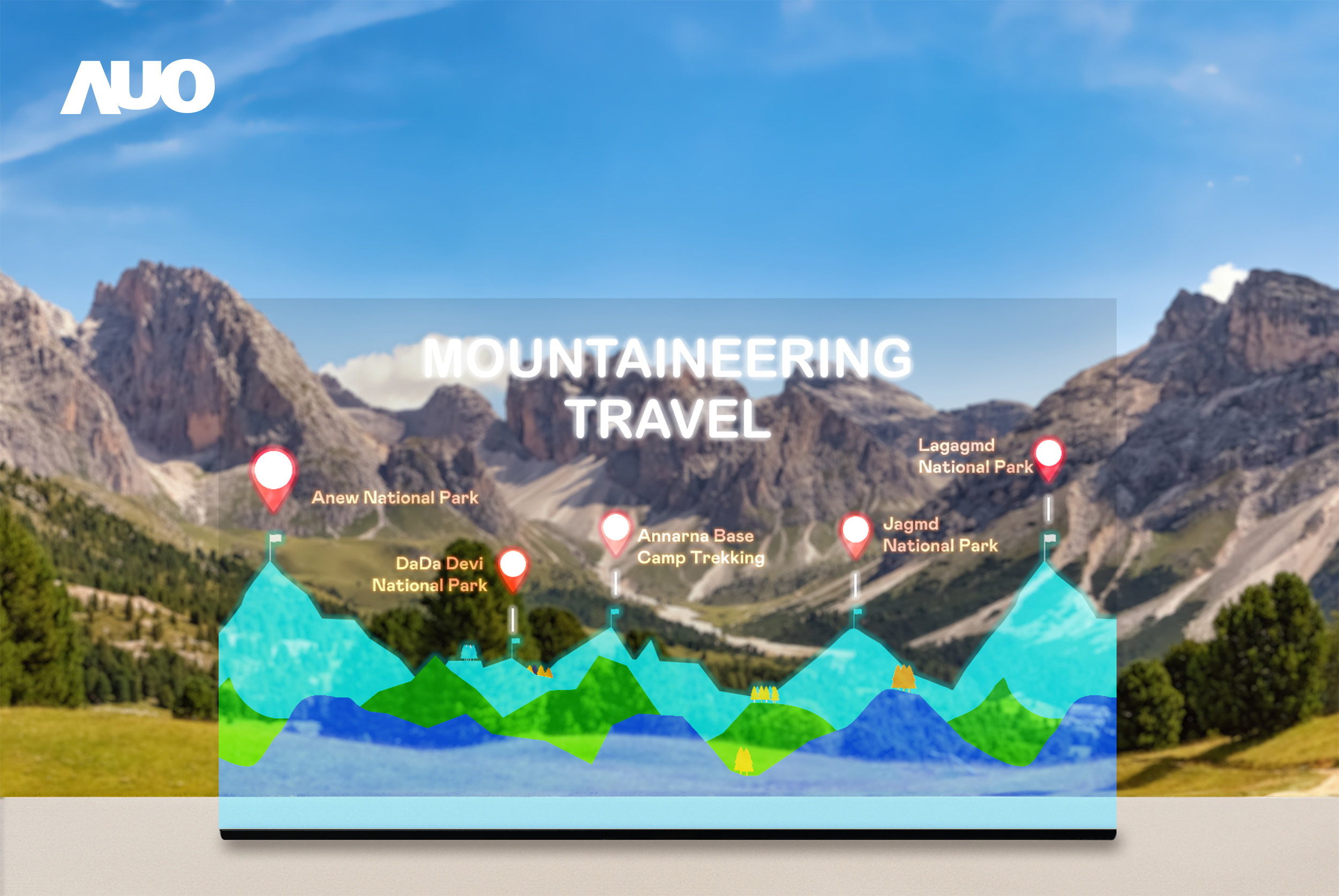 ks凯时·(中国区)官方网站展示全球单片尺寸最大(*)42吋透明Micro LED显示器拼接而成的〝64吋透明Micro LED显示器〞，具备高透明度、1,000 nits高亮度、广色域、采用三边无边框的无缝拼接等多重特色，呈现超高清、细腻画质而不遮挡后方视觉，满足层峰需求，可广泛运用于零售、艺术展览或商业空间等场域